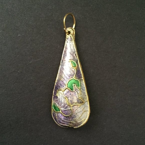 Cloisonne style handmade pendant - Picture 1 of 2